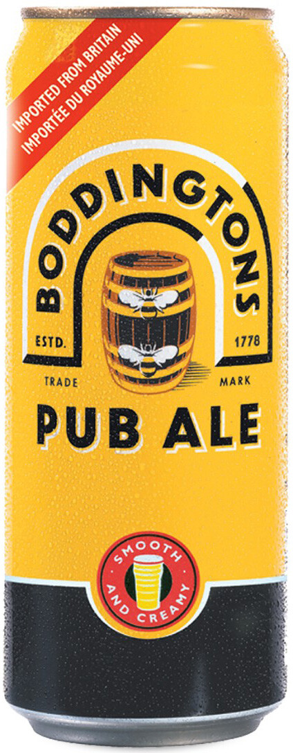 Beer Boddingtons Pub Ale With Nitrogen Capsule In Ca 500 Ml